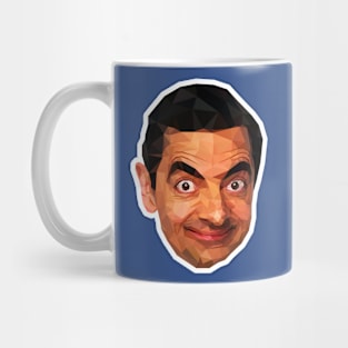 Mr. Bean Low Poly Art Mug